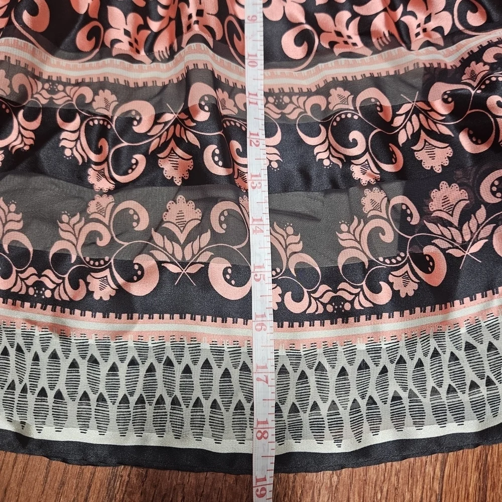 Max Studio Blue and Pink Bubble Mini Skirt